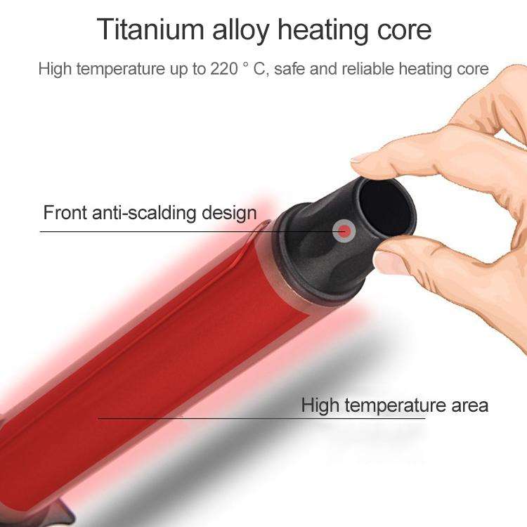 Nano Titanium Hair Curler with LED Digital Temperature Display, Size: 25mm, US Plug