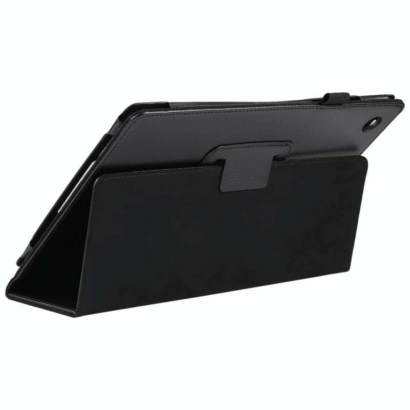 For Samsung Galaxy Tab A8 10.5 2021 Litchi Texture Solid Color Leather Tablet Case(Black)