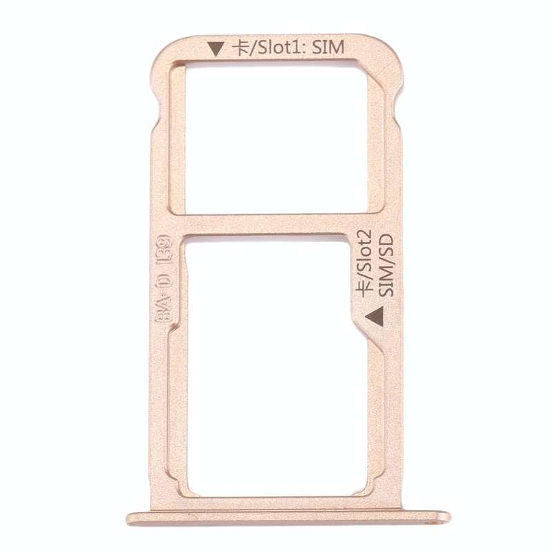 For Huawei Mate 9 SIM Card Tray & SIM / Micro SD Card Tray(Gold)