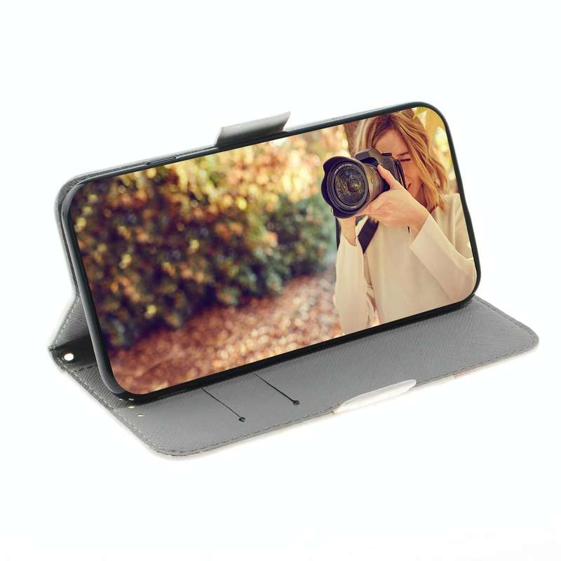For Honor X7 3D Colored Horizontal Flip Leather Phone Case(Watercolor Flower)