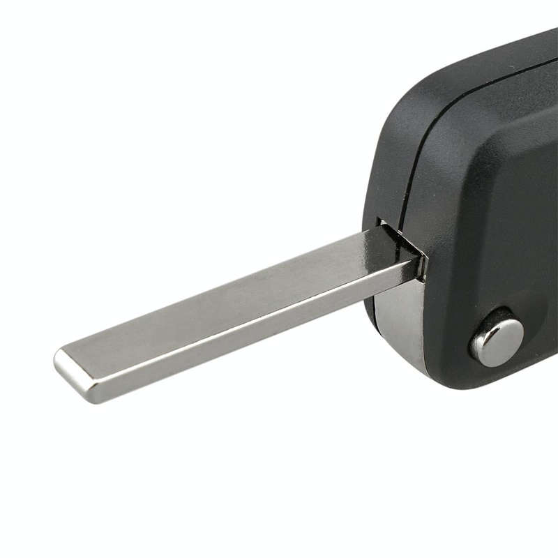 For Opel Car Foldable Blade Key Case with Screw Hole, Style:2-button HU100 without Slot