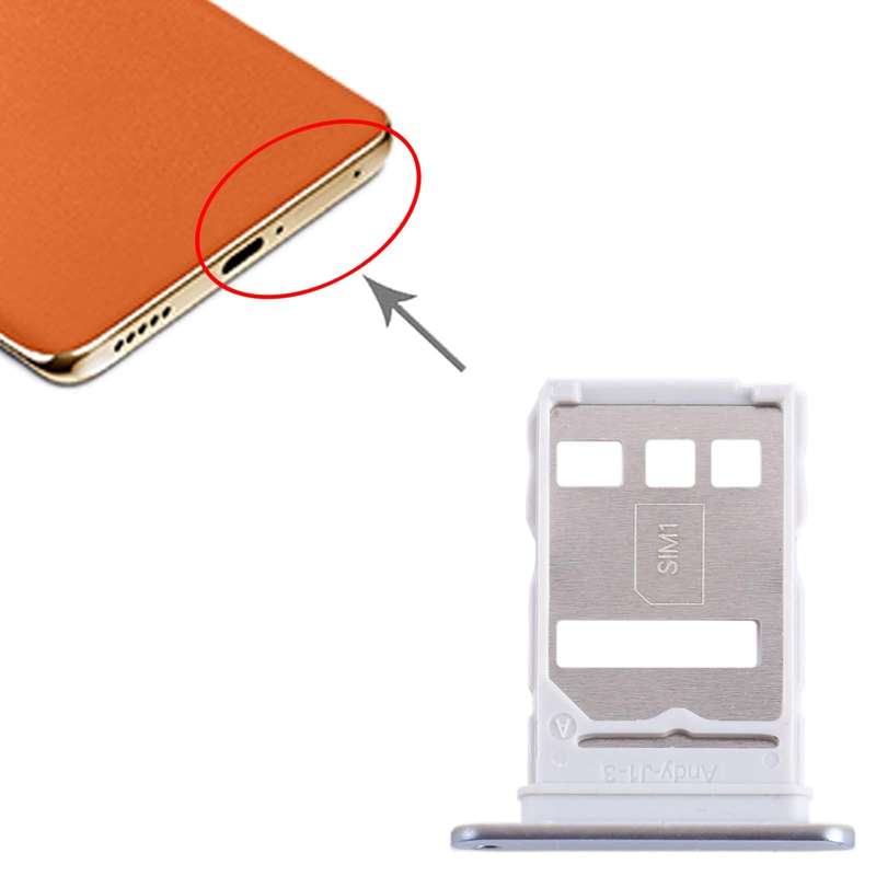 For Honor X9b SIM Card Tray (Silver)