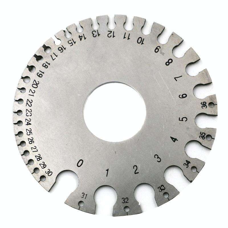Stainless Steel Wire Gauge Model Weld Inspection Ruler Thickness Ruler Wire Welding Gauge