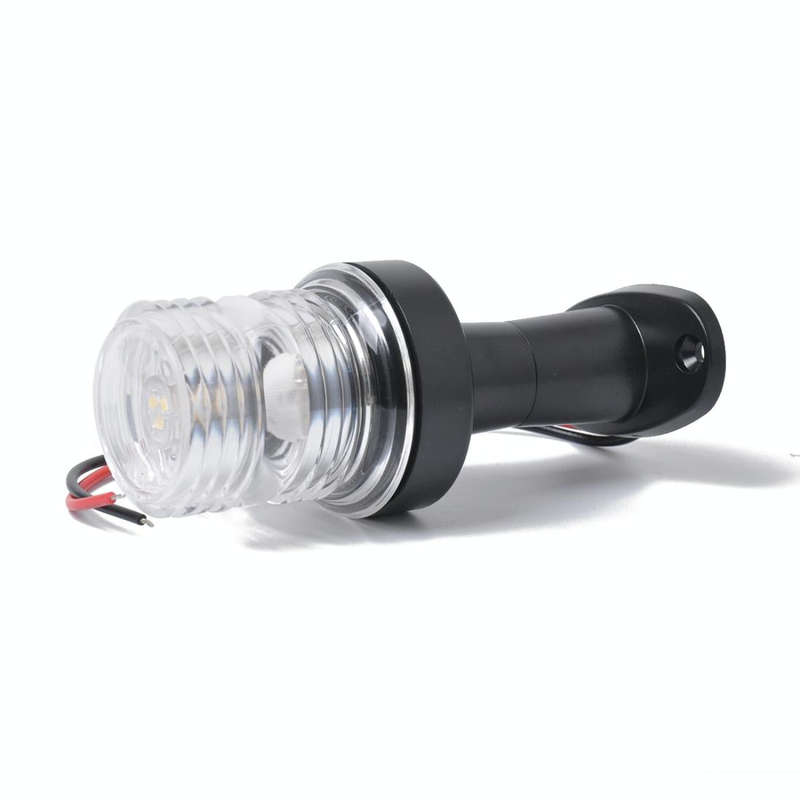 DC 12V 3W Marine Boat Yacht Stern Anchor LED Navigation Pedestal Light All Round 360 Degree White...