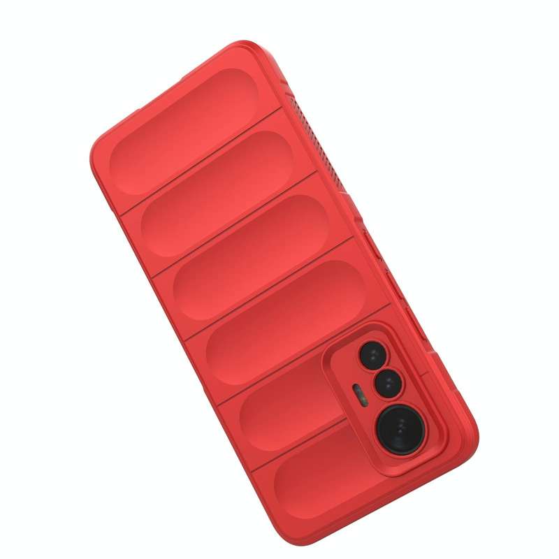 For Xiaomi 12 Lite Magic Shield TPU + Flannel Phone Case(Black)