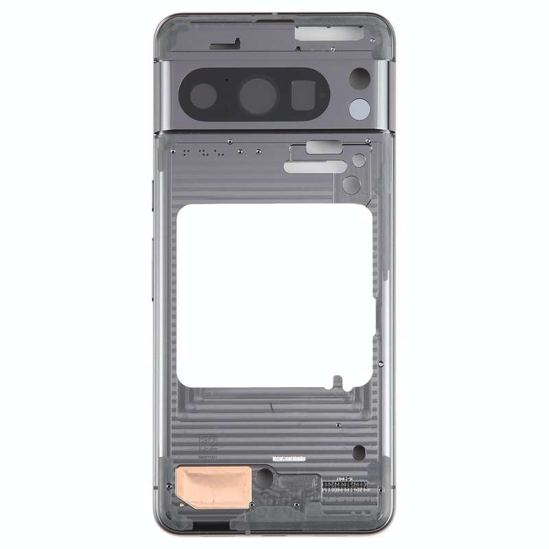 For Google Pixel 8 Pro Original Front Housing LCD Frame Bezel Plate (Black)