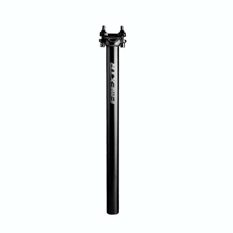 FMFXTR Bicycle Extended Saddle Seat Tube Double Nail Straight Tube, Specification: 30.9mm(Black)