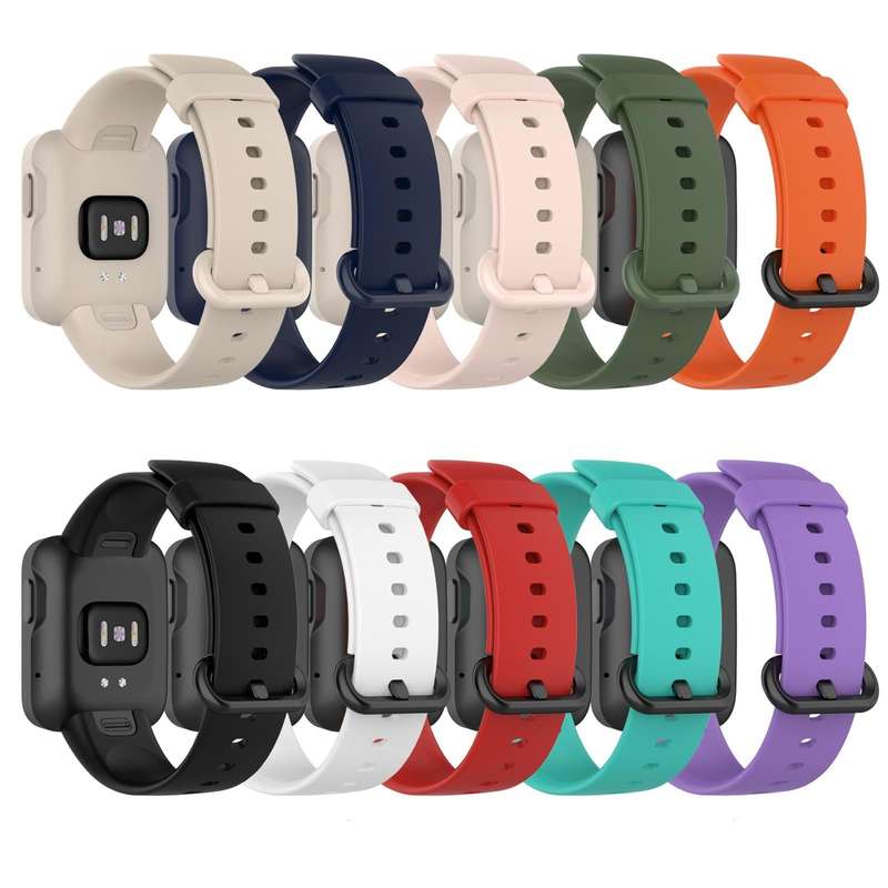 For Xiaomi Watch Mi Watch Lite / Redmi Watch Silicone Sports Watch Band(purple)