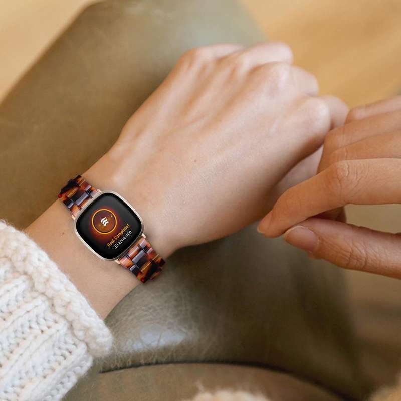 For Fitbit Versa 4 / Sense 2 Universal Resin Watch Band(Hawksbill)