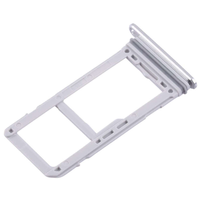 For Galaxy S8 / S8+ 2 SIM Card Tray / Micro SD Card Tray (Silver)