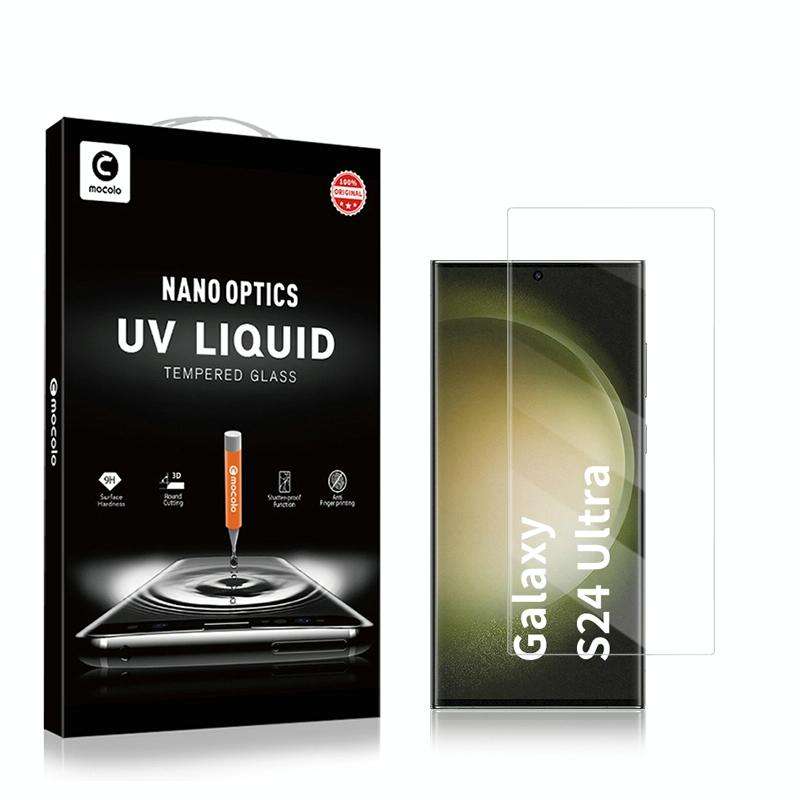 For Samsung Galaxy S24 Ultra 5G mocolo 9H 3D Full Screen UV Tempered Glass Screen Film