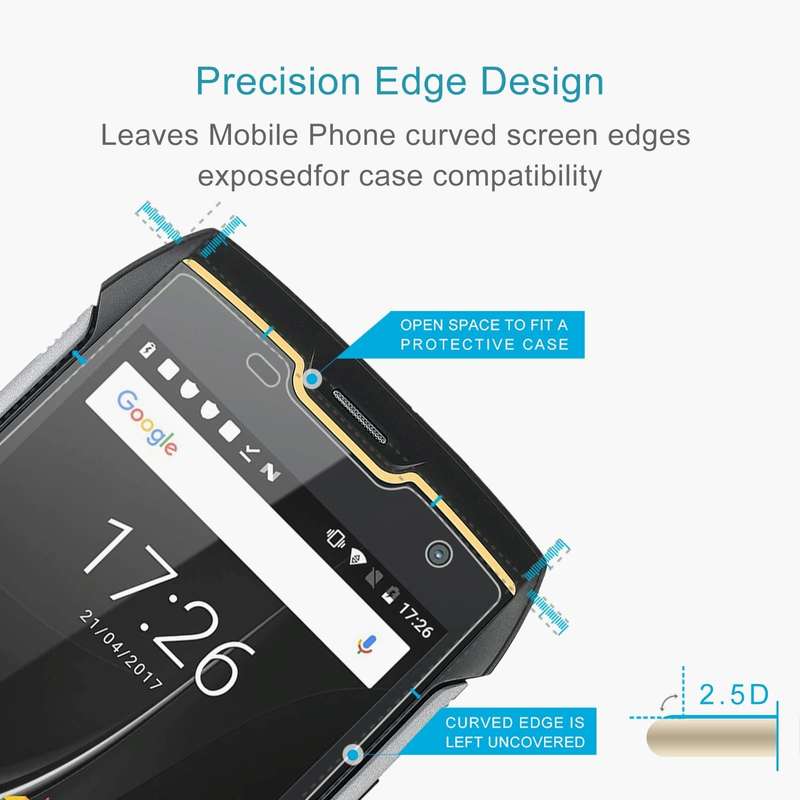 For Cubot KingKong CS 50 PCS 0.26mm 9H 2.5D Tempered Glass Film