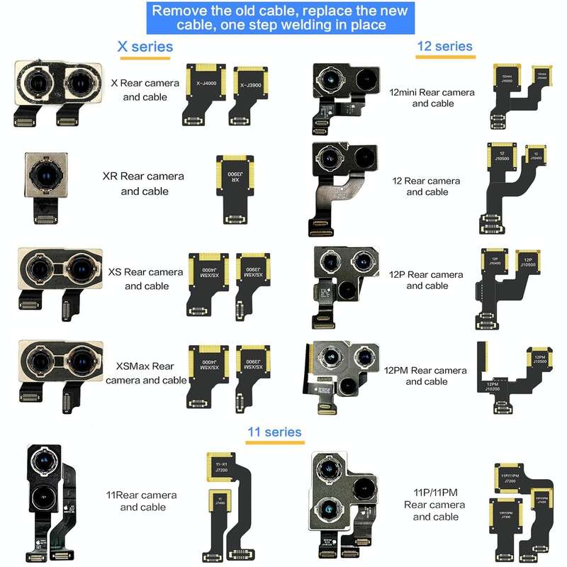 For iPhone 11 Pro / 11 Pro Max J7400 i2C Back Facing Ultra Wide Camera Cable