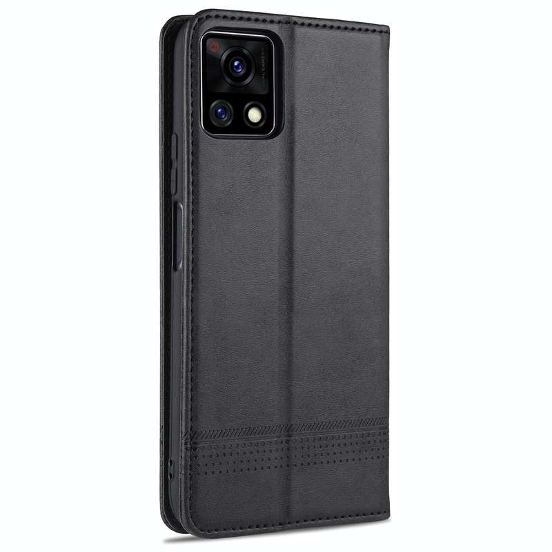 For vivo Y52s AZNS Magnetic Calf Texture Horizontal Flip Leather Case with Card Slots & Holder & ...