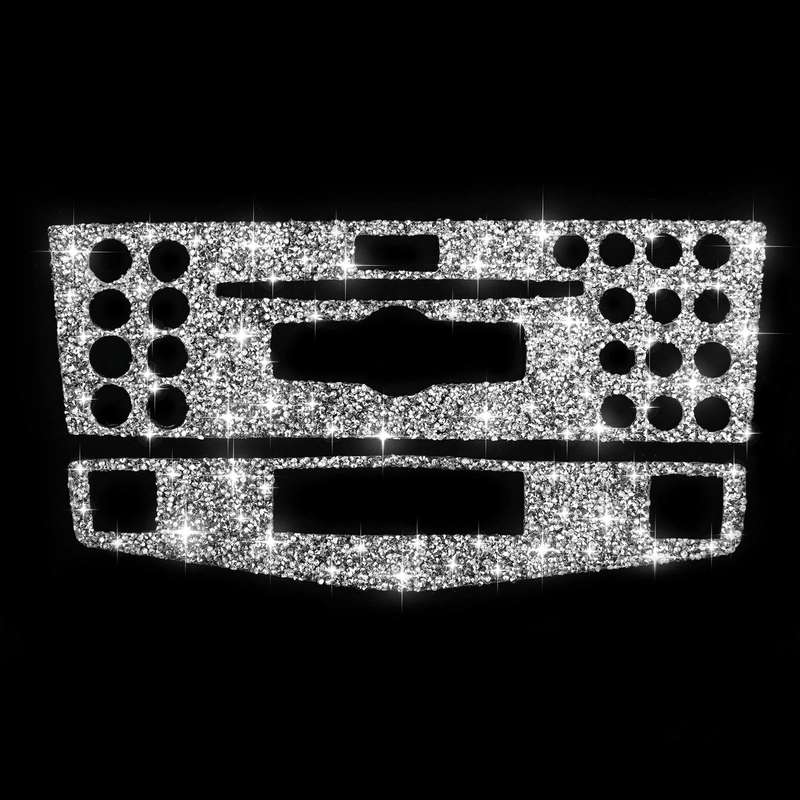 For Mercedes-Benz C-class W204 2007-2010 Car Central Control Panel B Diamond Decorative Sticker, ...