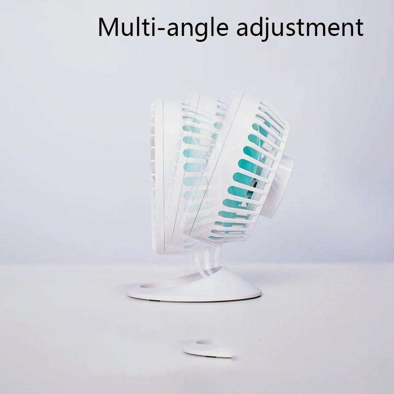 F2 Student USB Quiet Office Desktop Mini Fan, Colour: White Without Battery