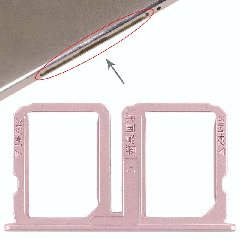 For Vivo Xplay5 2 x SIM Card Tray (Rose Gold)