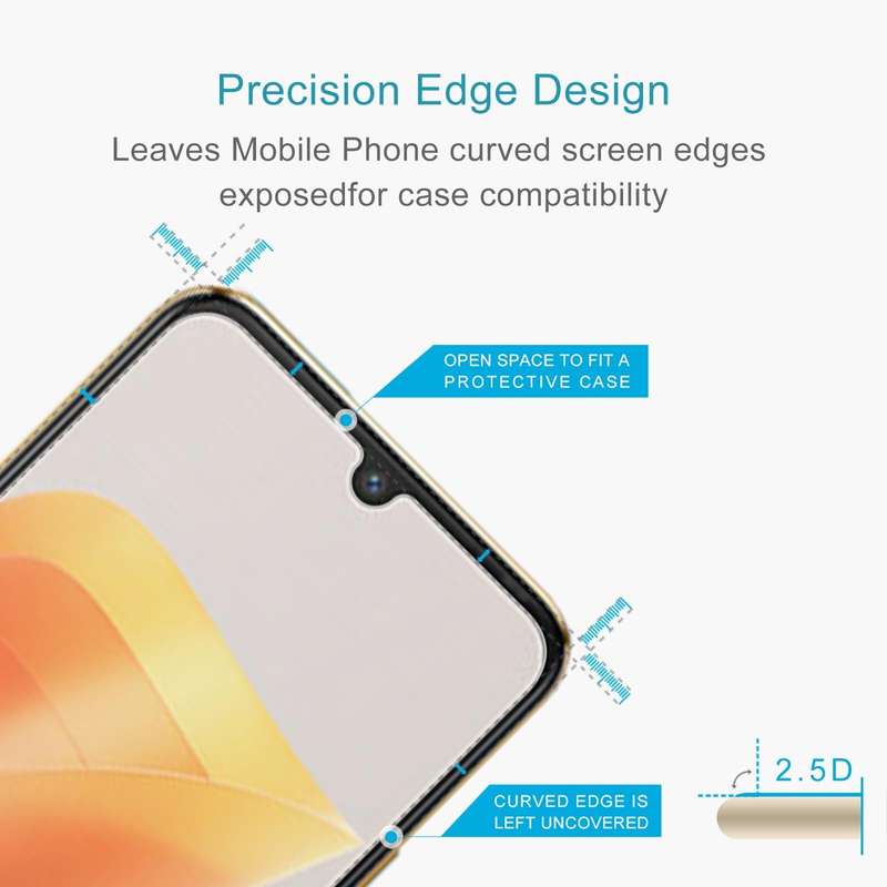 For Infinix Zero 20 50pcs 0.26mm 9H 2.5D Tempered Glass Film