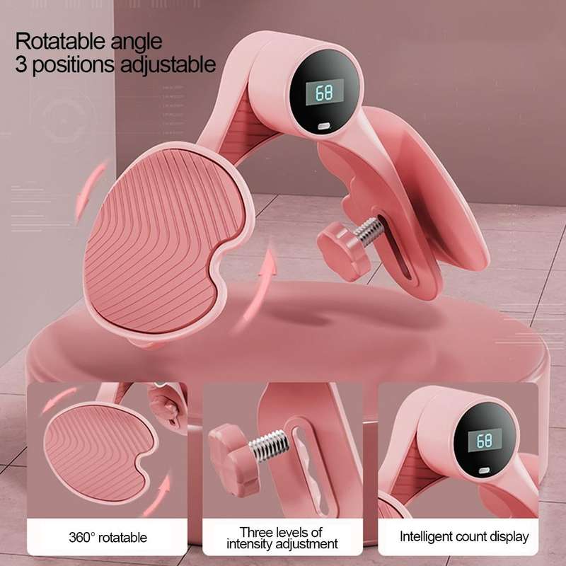 Pelvic Muscle Training Device Beautiful Leg Training Device, Color: Purple