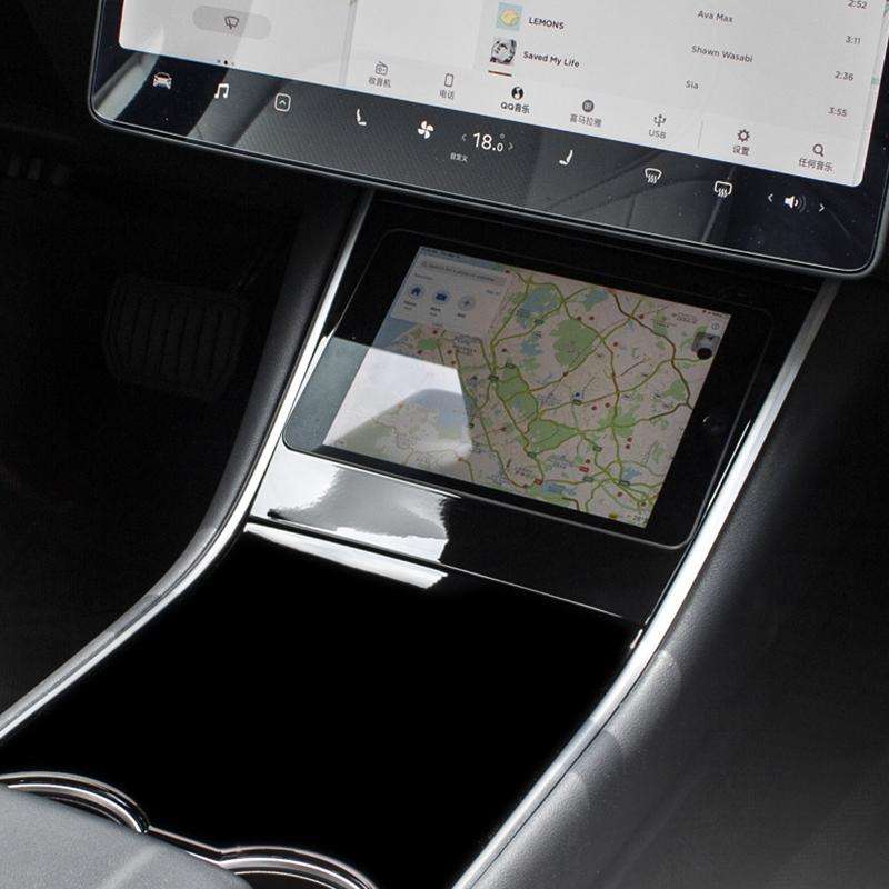 Car Tablet Holder for iPad Mini 4 / 5 Bracket Fixed Base for Tesla Model 3 / Y before 2021, Left ...