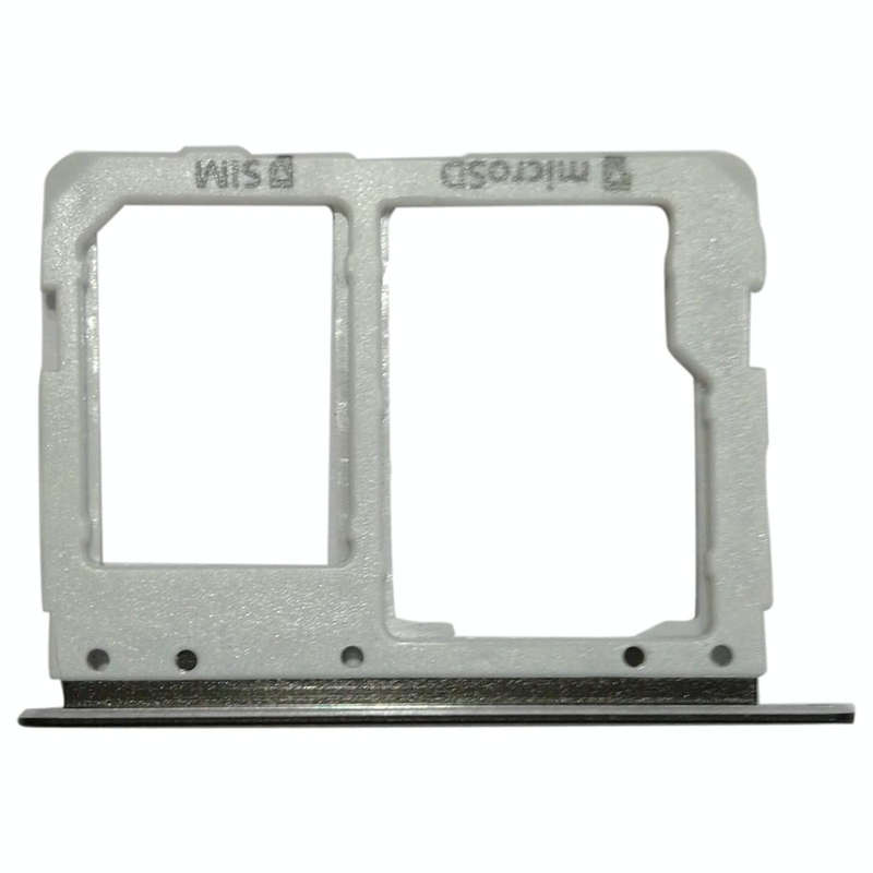 For Galaxy Tab S3 9.7 / T825 (3G Version) SIM Card Tray + Micro SD Card Tray (Black)