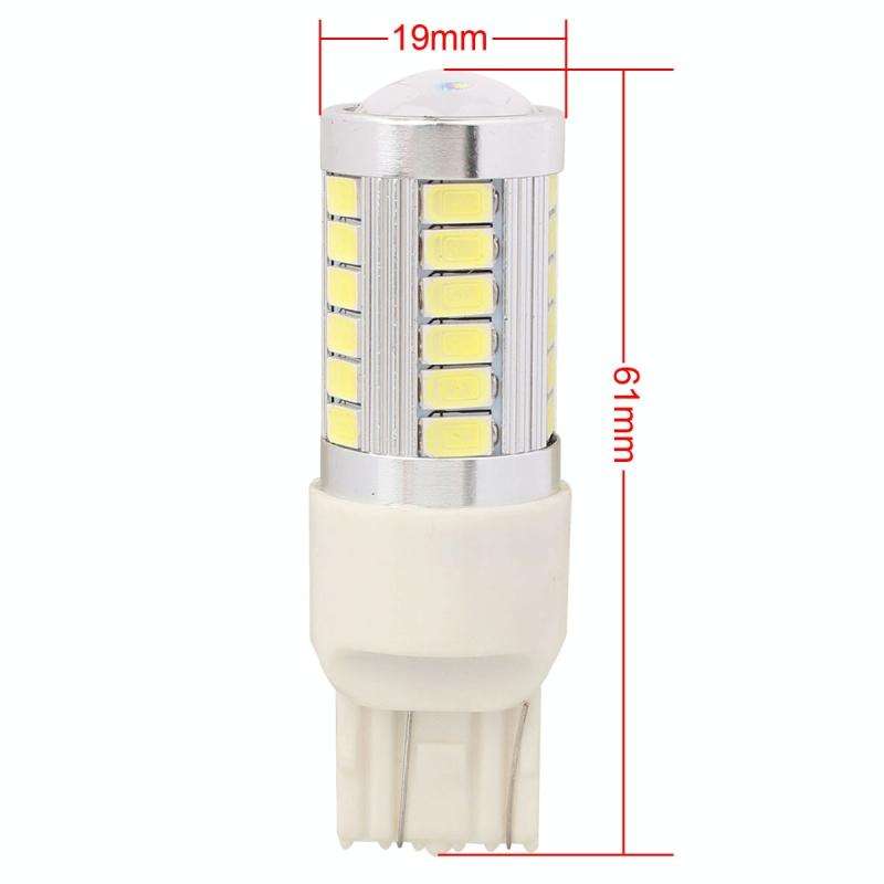 2 PCS T20/7443 16.5W 990LM 6500K White Light 5630 SMD Dual Wire 33 LED Car Brake / Steering Light...