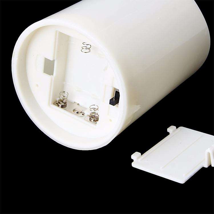 Cylindrical LED Electronic Candle Light Simulation Wedding Candlestick Candle, Size:10x7.5cm