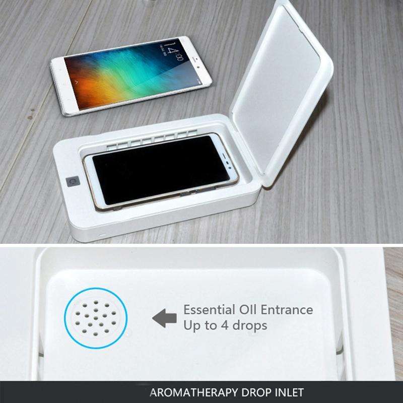 Multifunctional Mobile Phone Face Mask UV Disinfection Aromatherapy Ultraviolet Lamp Sterilizer D...