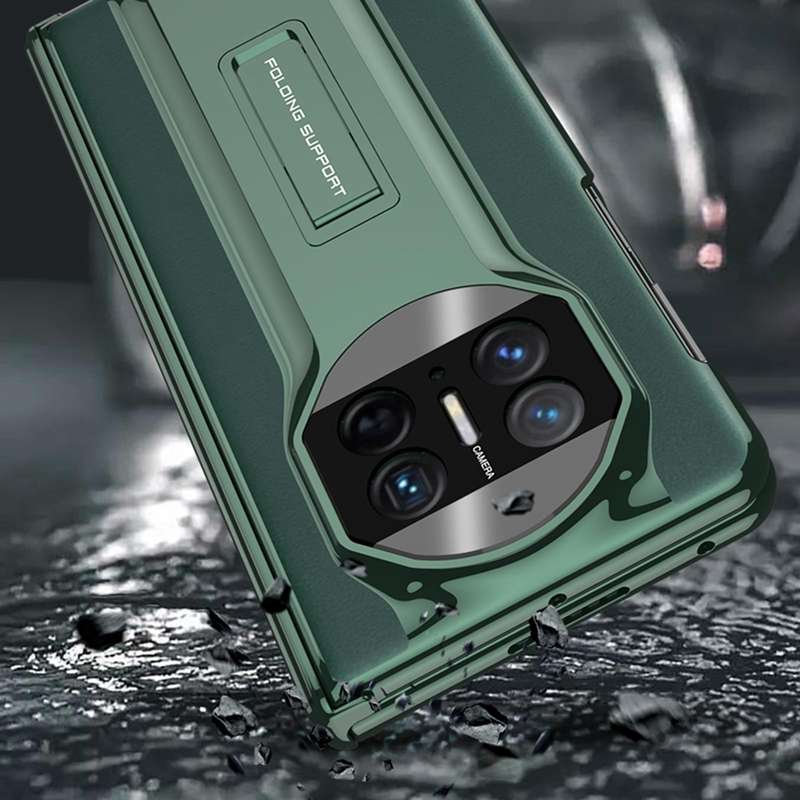 For Huawei Mate X3 GKK Integrated Magnetic Folding Supercar Phone Case(Black)
