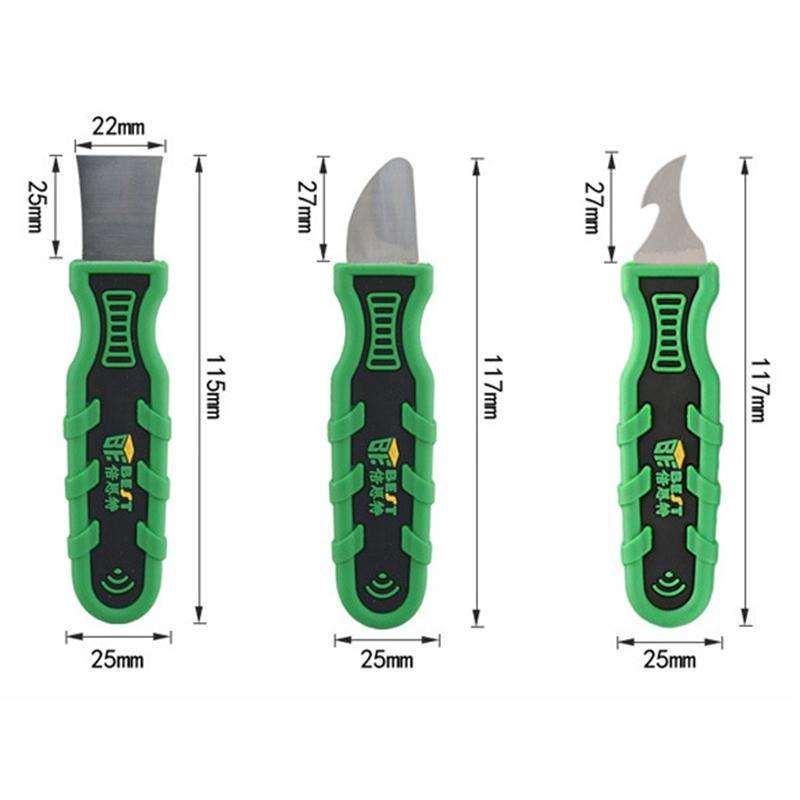 BEST-139 Cell Phone Repair Assemble Disassemble Cutting Tool Plastic Pry Tool Spudger