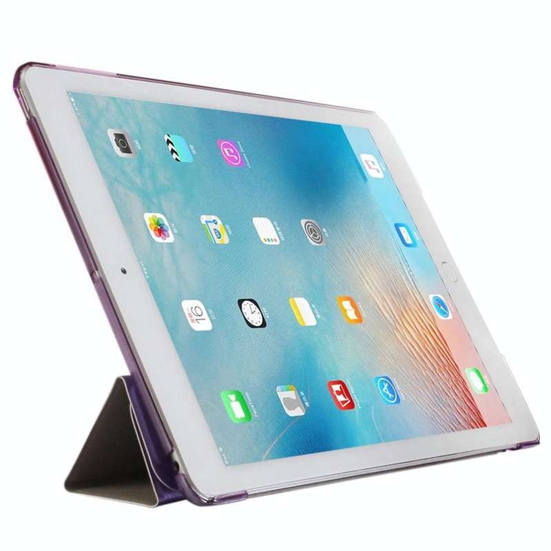 For iPad 9.7 (2018) & iPad 9.7 (2017) & iPad Air Silk Texture Horizontal Deformation Flip Leather...