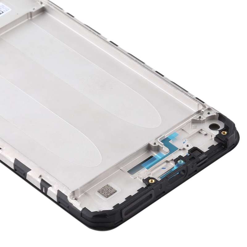 Front Housing LCD Frame Bezel Plate for Xiaomi Redmi 9A / Redmi 10A(Black)