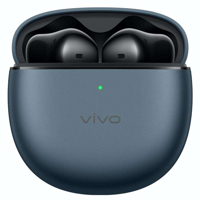 vivo TWS Air Half In-Ear Wireless Dual Microphone AI Call Noise Reduction Bluetooth Earphones(White)