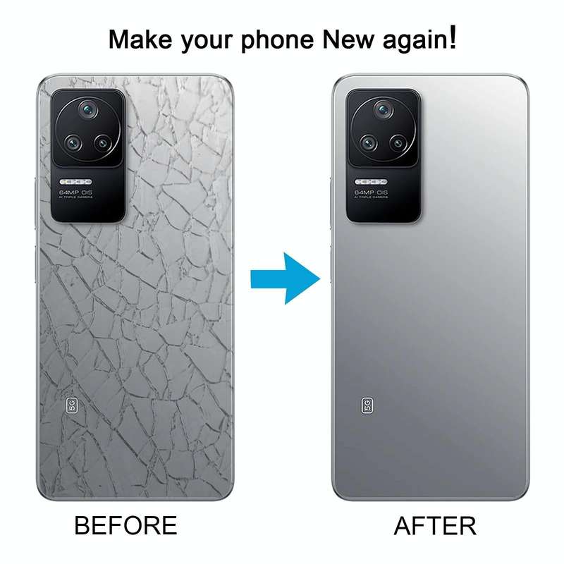 For Xiaomi Poco F4 OEM Glass Material Battery Back Cover(Black)