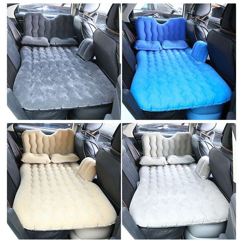 Universal Car Travel Inflatable Mattress Air Bed Camping Back Seat Couch, Size: 90 x 135cm(Black)