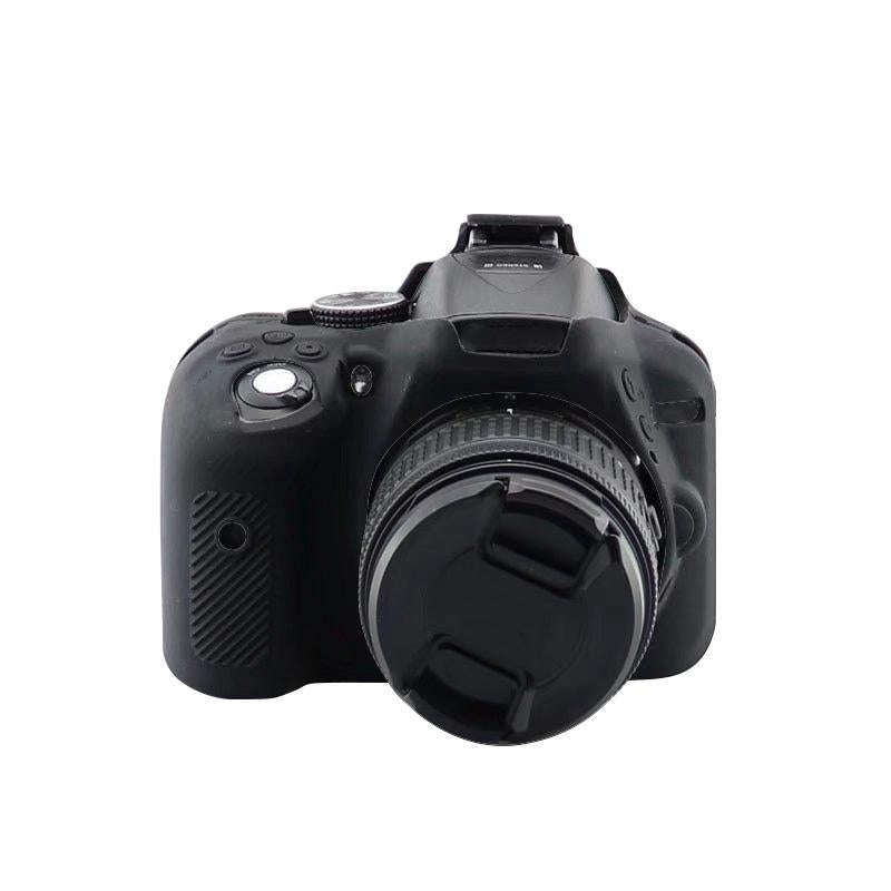Soft Silicone Protective Case for Nikon D5300(Black)