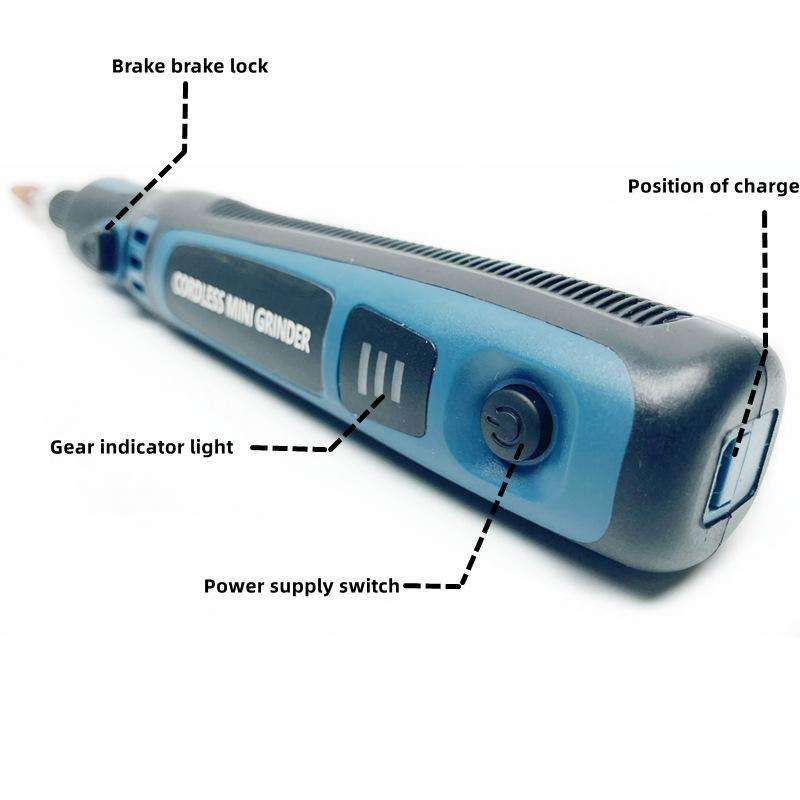 55-in-1 Rechargable Mini Electric Grinder Kit 3-speed Adjustable Miniature Electric Drill Manicur...