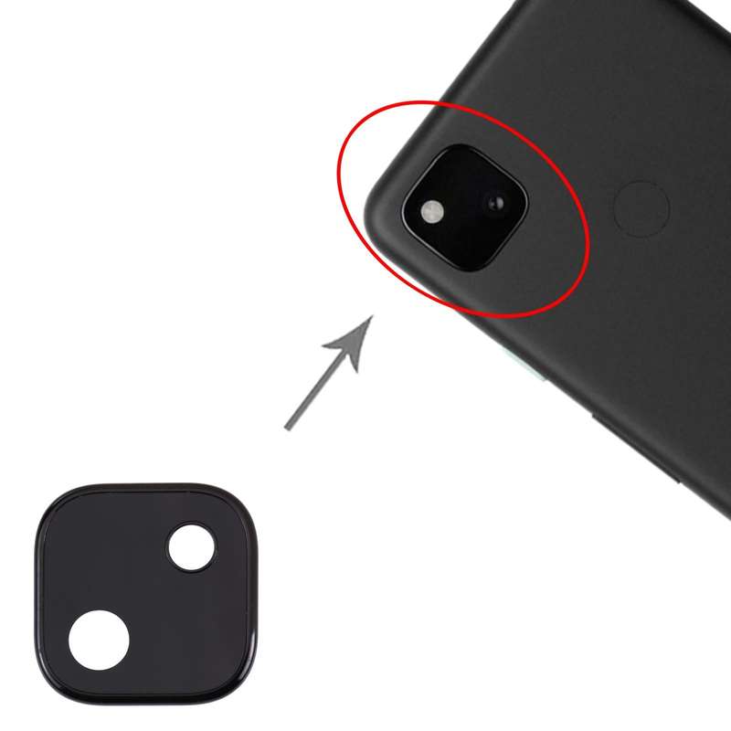 Camera Lens Cover for Google Pixel 4a(Black)