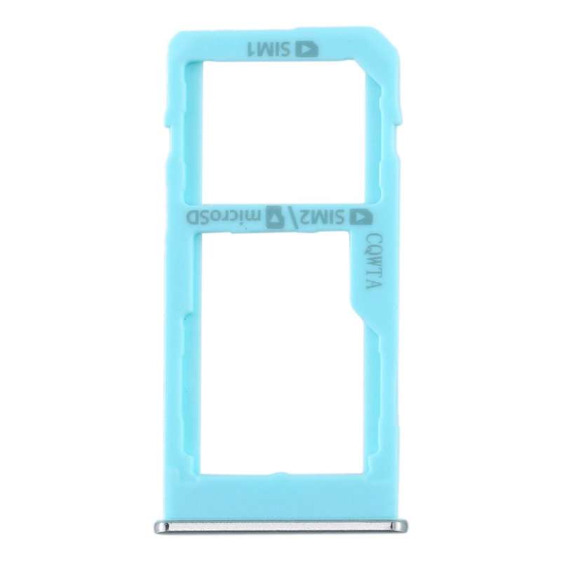 For Samsung Galaxy A60 SIM Card Tray + SIM Card Tray / Micro SD Card Tray (Baby Blue)