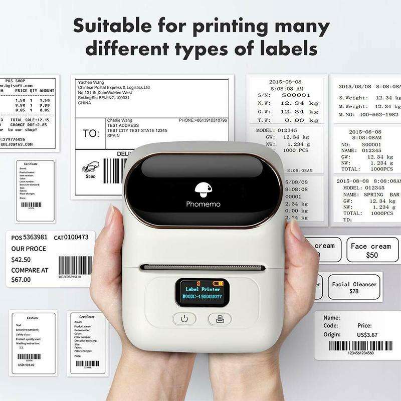 Phomemo M110 Home Handheld Mini Bluetooth Thermal Printer (Orange)