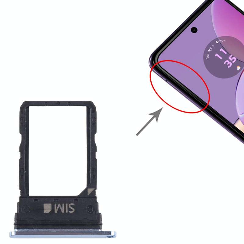 For Motorola Razr 40 Original SIM Card Tray (Blue)