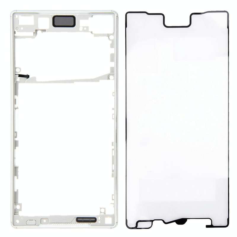 Front Bezel  for Sony Xperia Z5 (Single SIM Card Version) (Silver)