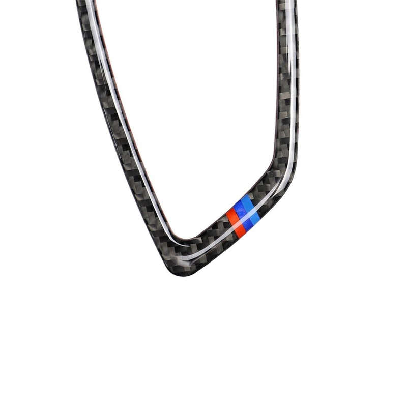 Three Color Carbon Fiber Car Door Handle Decorative Sticker for BMW E90 / 320i / 318i / 325i