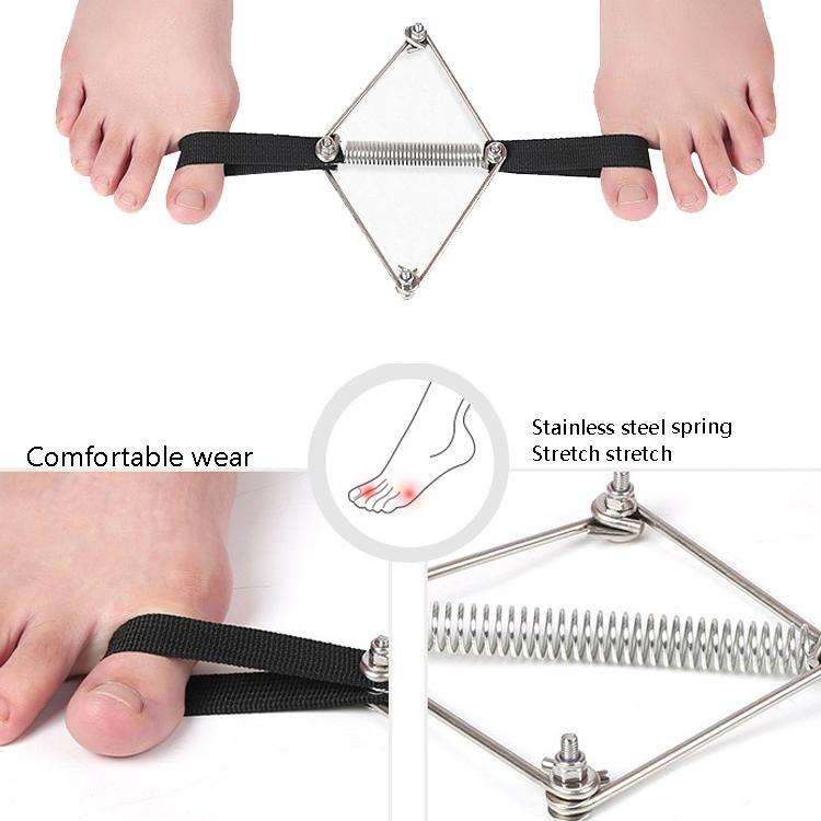 Toe Corrector Hallux Exercise Stretching Tensioner(Black)
