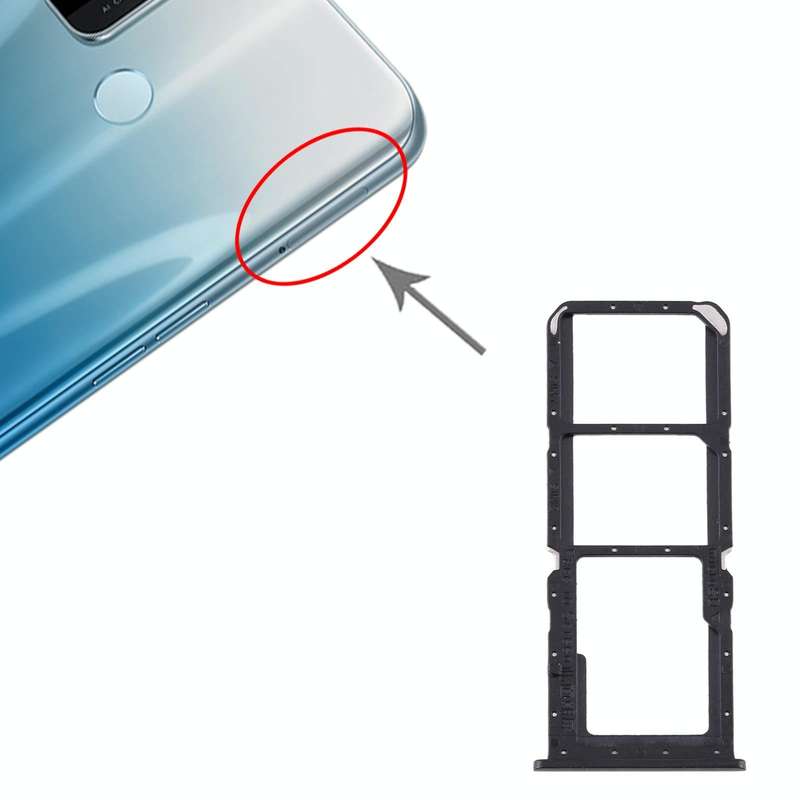 For OPPO A32 / A53 4G / A33 2020 / A53s / A11s PDVM00  SIM Card Tray + SIM Card Tray + Micro SD C...