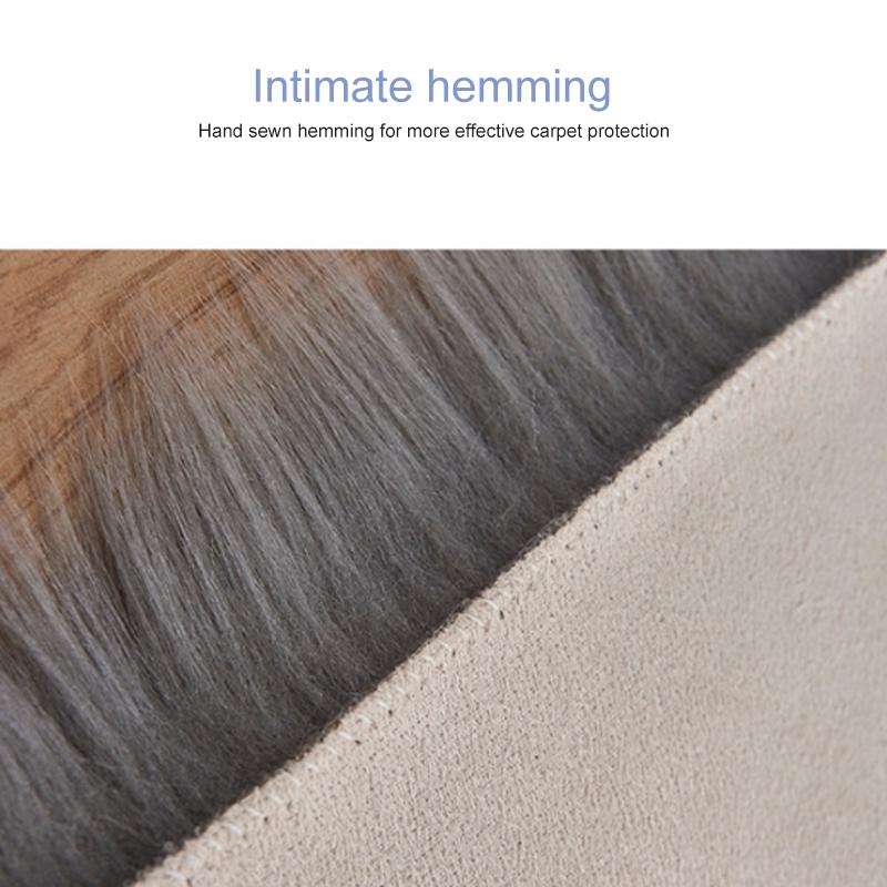 Rug Artificial Rabbit Hair Carpet Non-slip Floor Mats for Living Room Bedroom Balcony Home Decora...