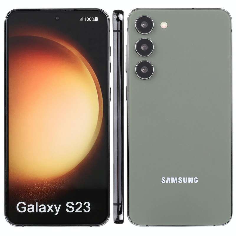 For Samsung Galaxy S23 5G Color Screen Non-Working Fake Dummy Display Model(Green)
