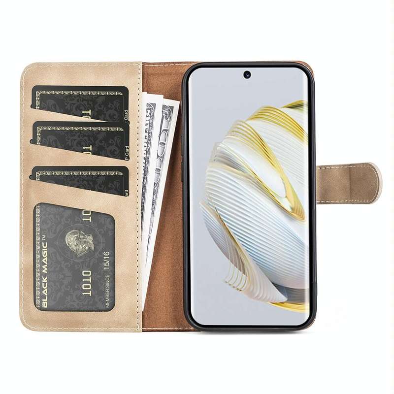 For Huawei Nova 10 Pro Stitching Horizontal Flip Leather Phone Case(Yellow)