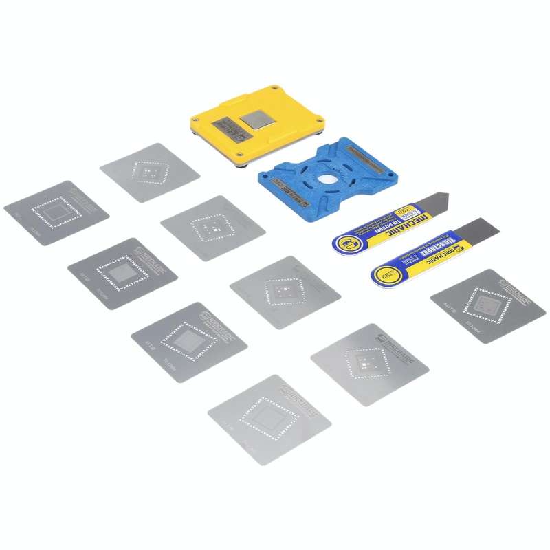 Mechanic ICPU 7 in 1 BGA Positioning Planting Tin Platform For iPhone A8 / A9 / A10 / A11 / A12 /...