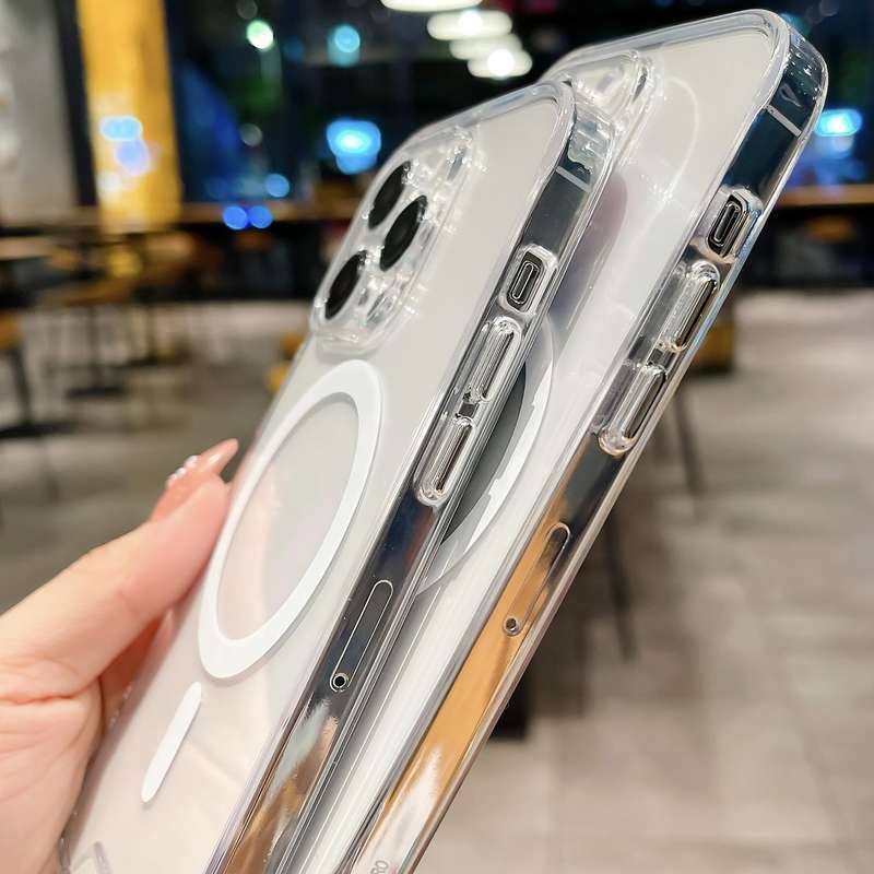 For iPhone 11 Pro Max MagSafe Space Phone Case(Transparent)